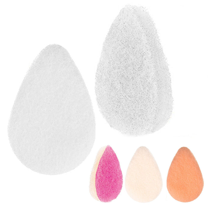 24 Pc Cleansing Facial Sponge Loofah Face Gentle Exfoliating Buff Puff Pads Bath