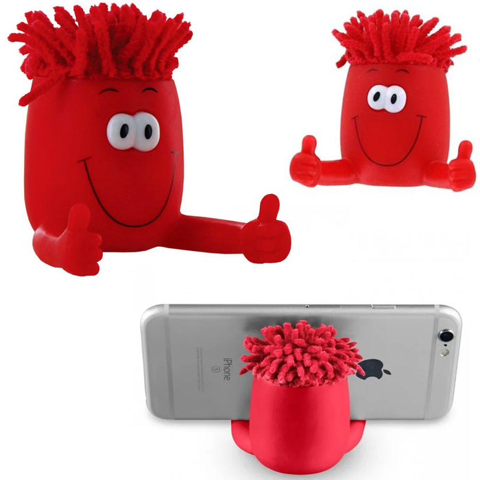 1 Pc Cell Phone Stand Mop Topper Squeeze Stress Reliever Universal Mobile Holder