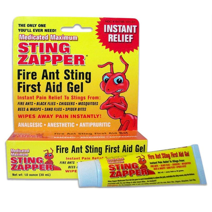 Medicated Gel Fire Ant Bugs Bite First Aid Sting Zapper Treatment Instant Relief
