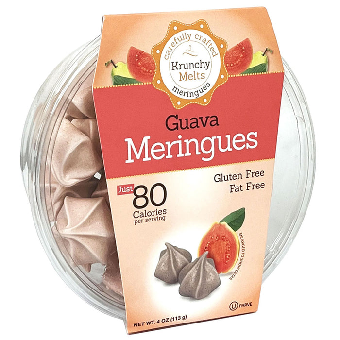 1 Pk Guava Meringues Cookies Gluten Free Fat Free 80 Calorie Kosher Snack Treats