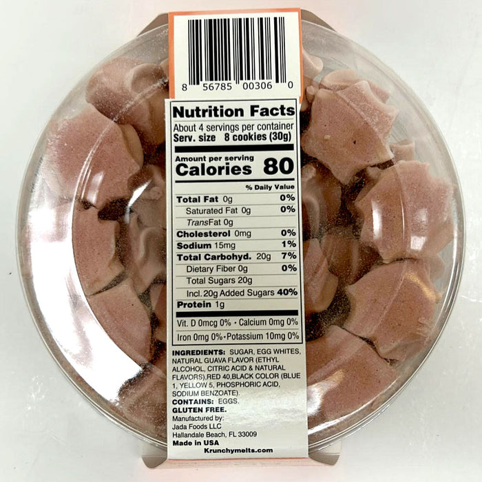1 Pk Guava Meringues Cookies Gluten Free Fat Free 80 Calorie Kosher Snack Treats
