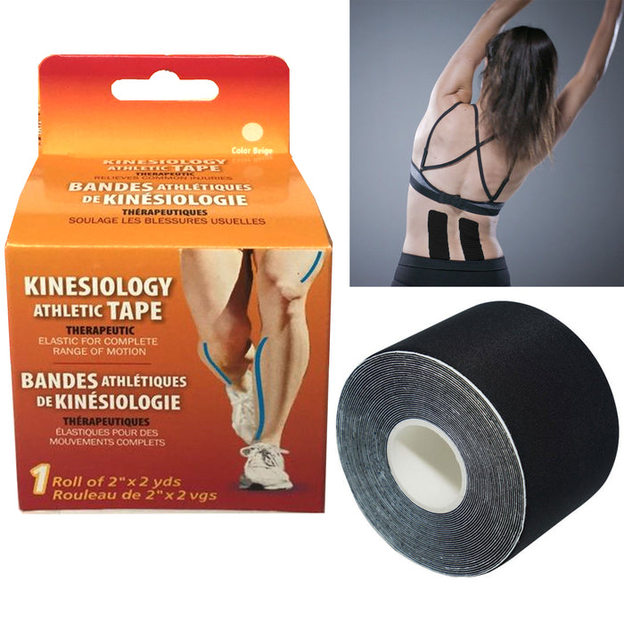 4 Rolls Kinesiology Tape 2yds Sports Athletic Adhesive Bandage Pain Therapy