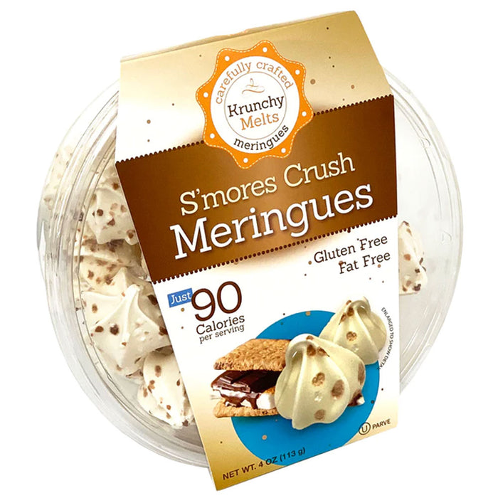 4 Pk Smores Meringues Cookies Crunchy Melt Treat Gluten Free Fat Free 90 Calorie