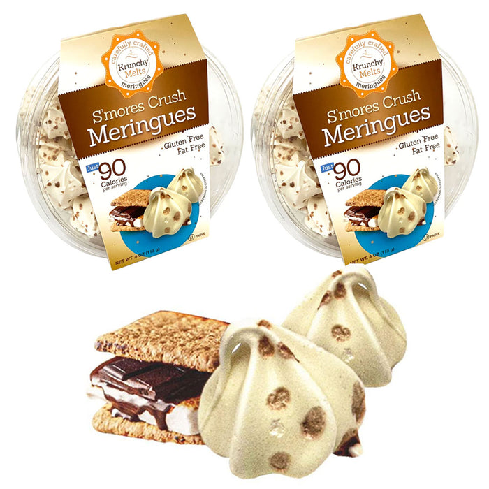 2 Pk Smores Meringue Chocolate Marshmallow Flavor Cookies Fat Gluten Nut Free