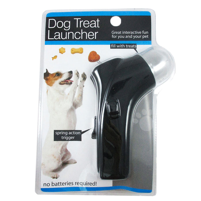 Dog Treat Launcher Pet Snack Treat Launcher Dog Training Tools Dispenser Fetch