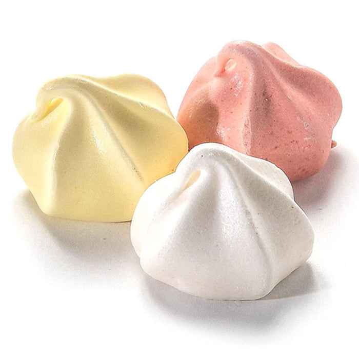 3Pk Low Calorie Rainbow Vanilla Cookie Meringue Snack Gluten Nut Fat Free 2.5oz
