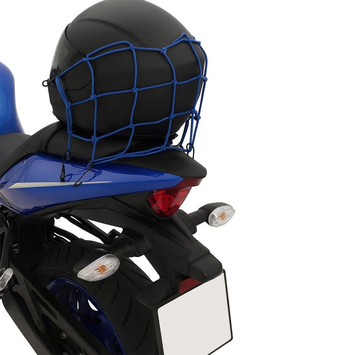 1 Motorbike Elastic Luggage Net with 6 Hook Heavy Duty Bungee Cargo Mesh 42x42cm