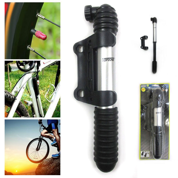 Mini Bike Pump Portable Compact Bicycle High Pressure Air Hand Pump Tire Durable