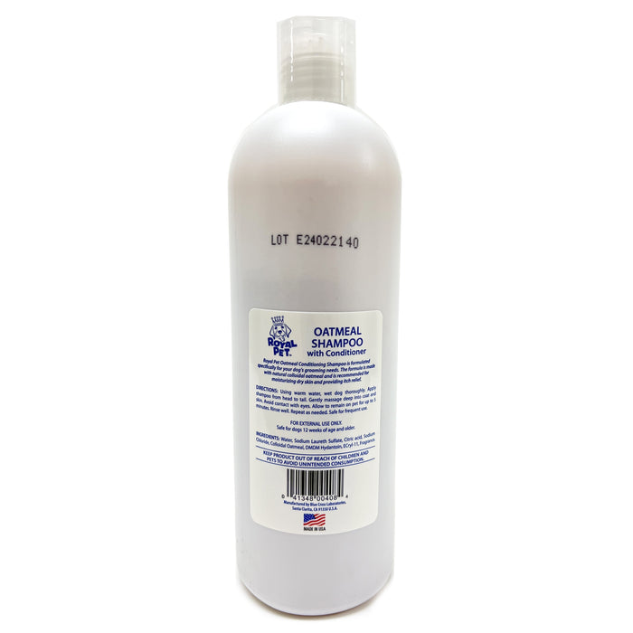 2X Pet Natural Oatmeal Dog Shampoo Odor Eliminator Vanilla Dry Itching Skin 32oz