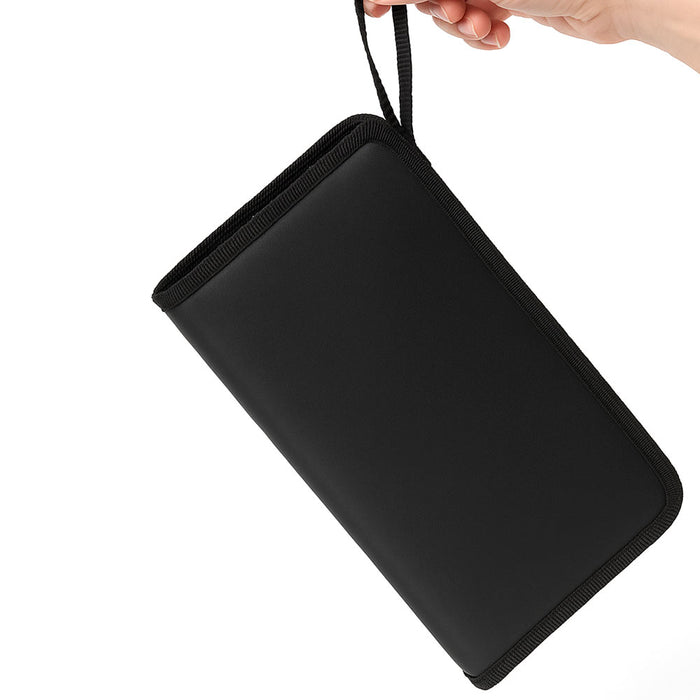 1 CD Case Holder Wallet Binder Storage Organizer Wallet Book for Car Home Travel