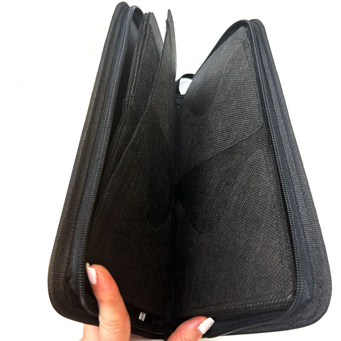 2 CD Case Holder Wallet Binder Storage Organizer Wallet Book for Car Home Travel
