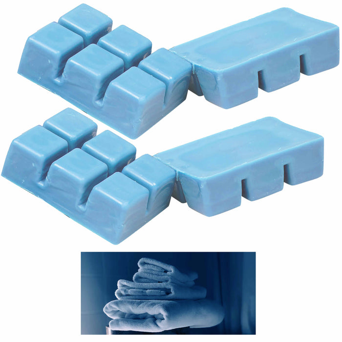 4PK Wax Melts 24 Snap Bars Fresh Linen Highly Scent Fragrance Candle Cube Warmer