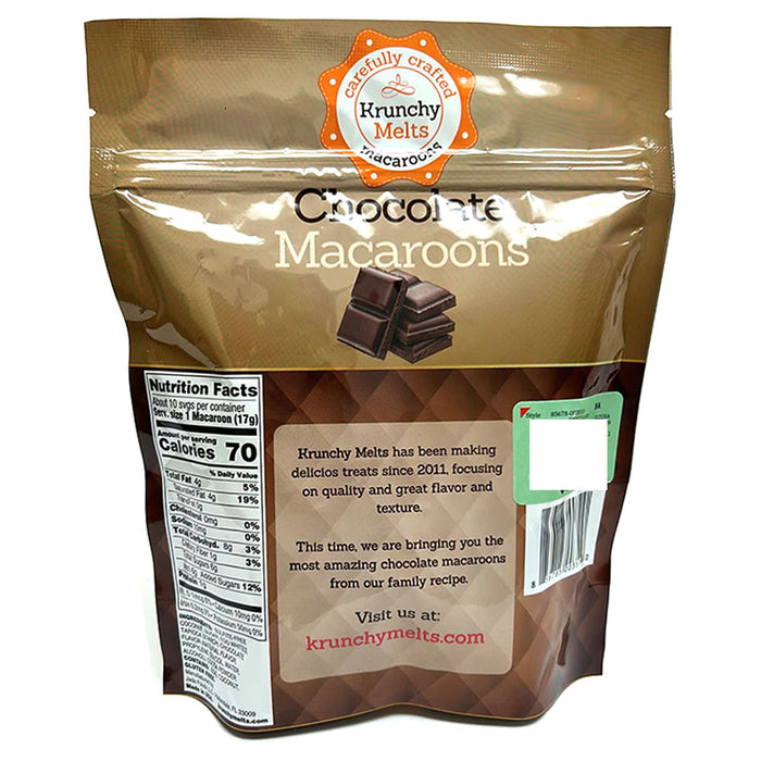 2 Pk All Natural Chocolate Macaroons Coconut Cookies Gluten Dairy Free Sweets