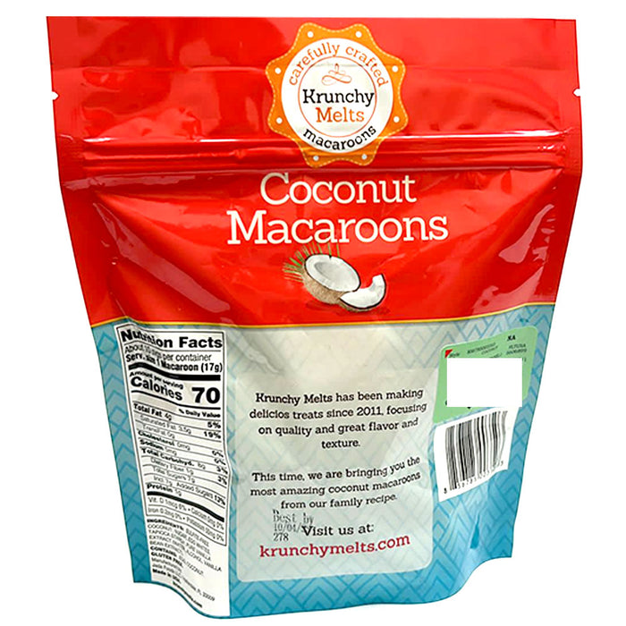 4 Pk Gluten Free Macaroons Natural Coconut Cookies Kosher Treat Non Dairy Sweets