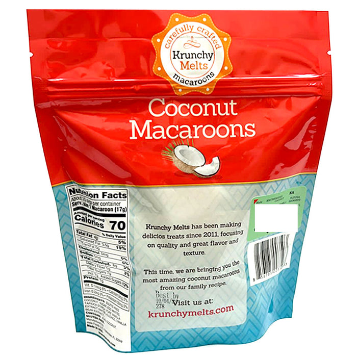 2 Pk Natural Gluten Free Coconut Macaroons Cookies Chocolate Non Dairy Sweets
