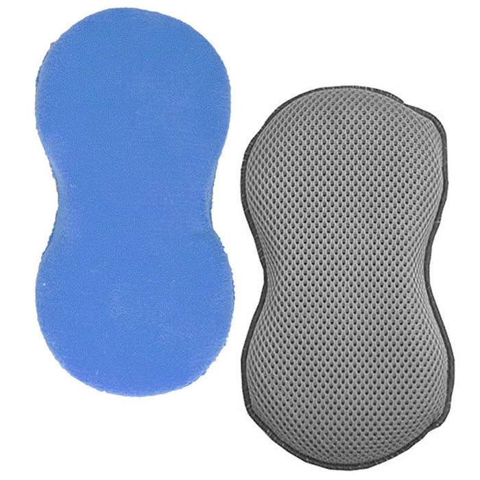 1 Detail Microfiber Sponge Wash Scrub Car Vehicle Care Washing Pad Cleaning Tool