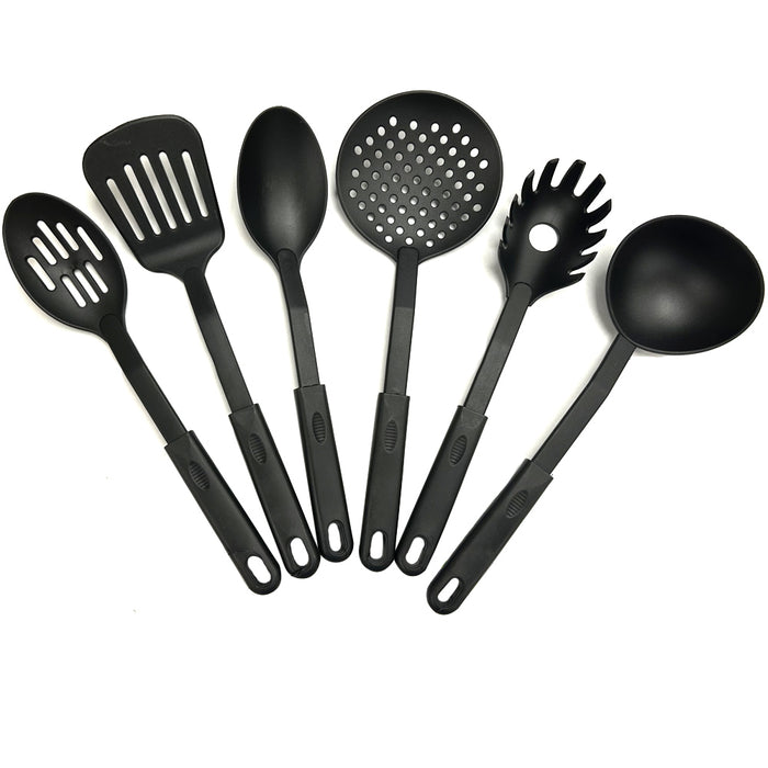 6 Piece Cooking Utensils Set Kitchen Serving Tools Heat Resistant Nylon Cookware