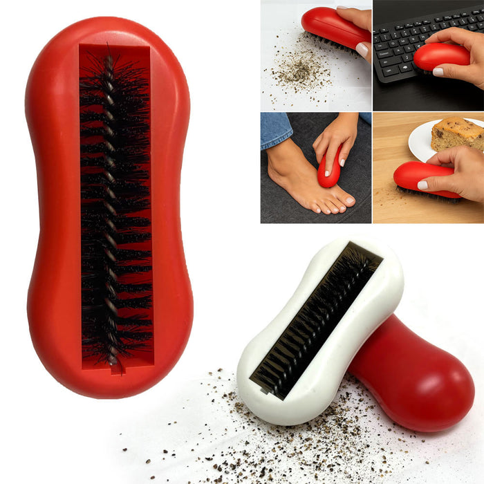 Countertop Broom Table Crumb Sweeper Brush Cleaner Rolling Kitchen Tool Portable