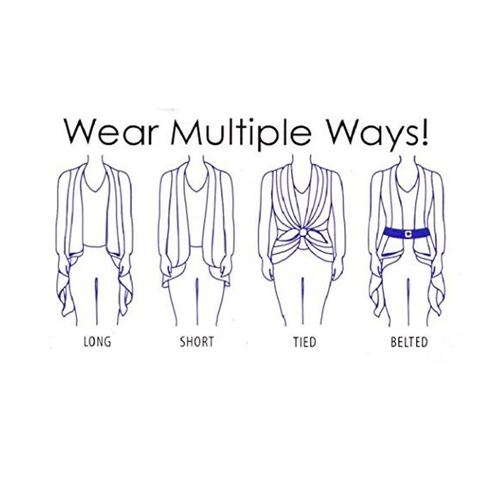 Womens Summer Beach Bikini Swimwear Cover Up Scarf Wrap Sheer Vest Casual Top