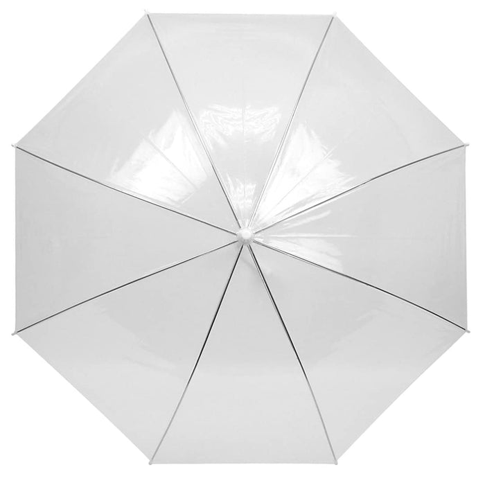 2 Pc Dome Umbrella Wedding Rain Clear Transparent Bubble Parasol Bird Cage Large