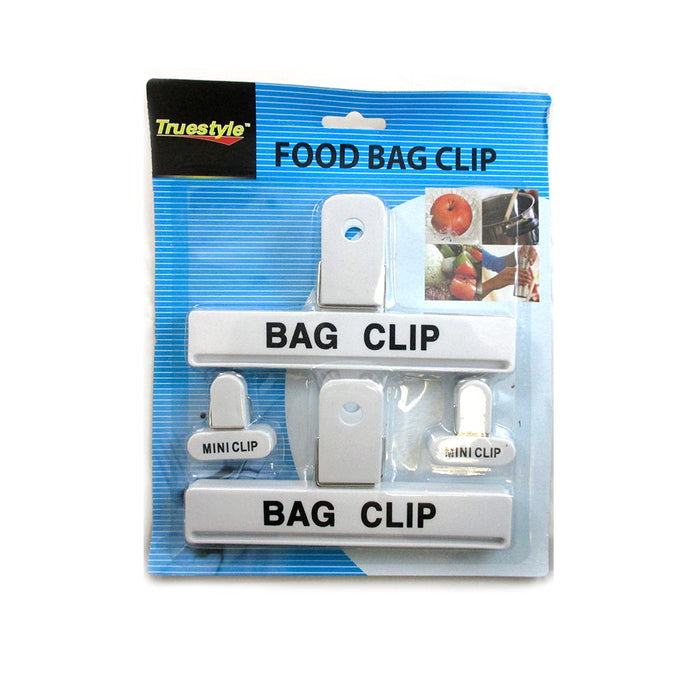 4 Pc Food Chip Bag Clips Assorted Size Multi Purpose Mini Clip Craft Clothespin