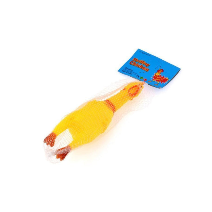 Large Fun Pet Dogs Shrilling Rubber Chicken Chew Sound Squeeze Screaming Toy
