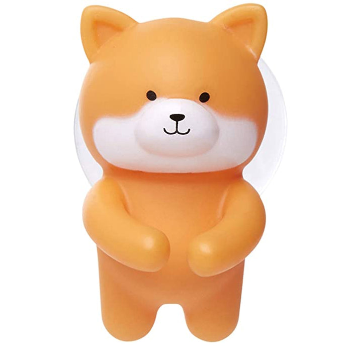 1 Kikkerland Dog Toothbrush Holder Wall Mount Suction Toiletry Cute Kid Bathroom