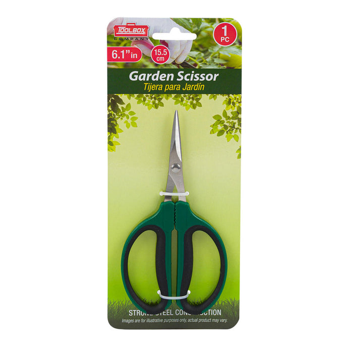 2pc Gardening Scissors 6" Pruning Shears Trimmer Plant Sharp Steel Stem Cutter