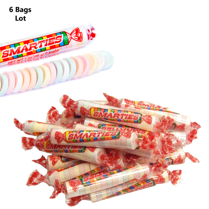 Smarties Candy Rolls Original Wrapped Candy Classic Rolls Party Favor 2 lbs Bulk