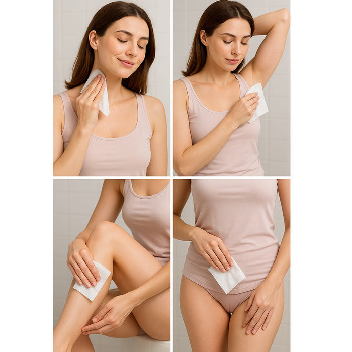 240 Sensitive Daily Gentle Feminine Wipes Cloths Soft Cleansing Removes Odor 6pk