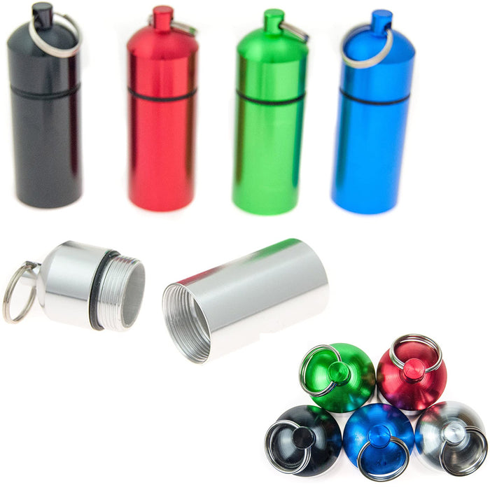 9 Pc Micro Cache Containers Geocache Geocaching Bison Tubes Waterproof Holder