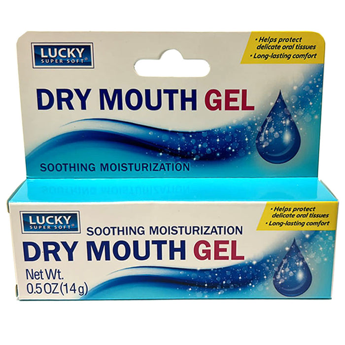 1 Dry Mouth Gel Oral Moisturizing Soothing Sugar Free Long Lasting Relief 0.5oz