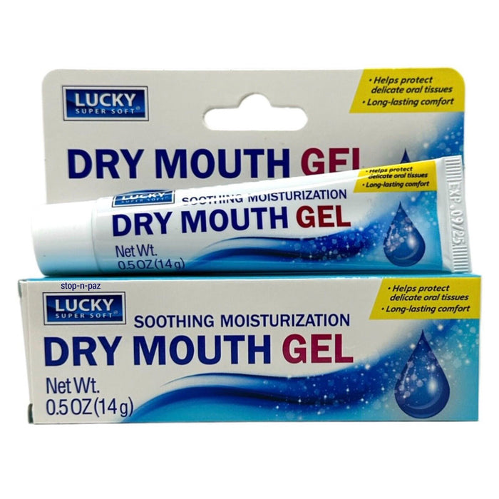 4 Pk Soothing Dry Mouth Gel Moisturizing Oral Relief Saliva Production 0.5oz