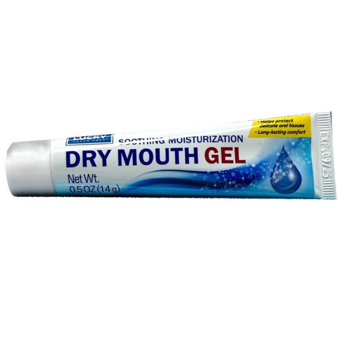 2 Pk Dry Mouth Moisturizing Oral Gel Soothing Relief Sugar Free Unflavored 0.5oz