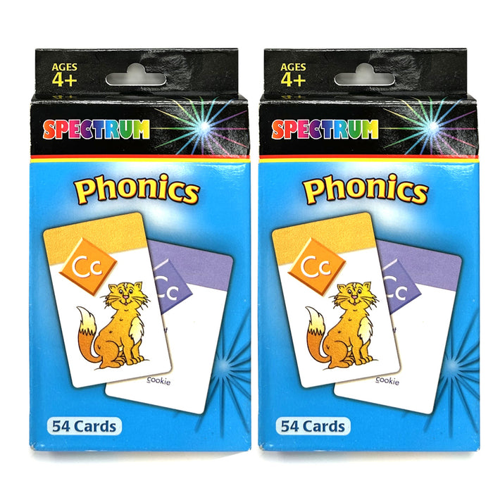 2 Pack ABC Learning Flash Cards Toy for Kids Ages 4+ Numbers Colors Letter Game