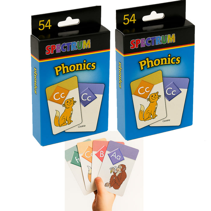 2 Pack ABC Learning Flash Cards Toy for Kids Ages 4+ Numbers Colors Letter Game