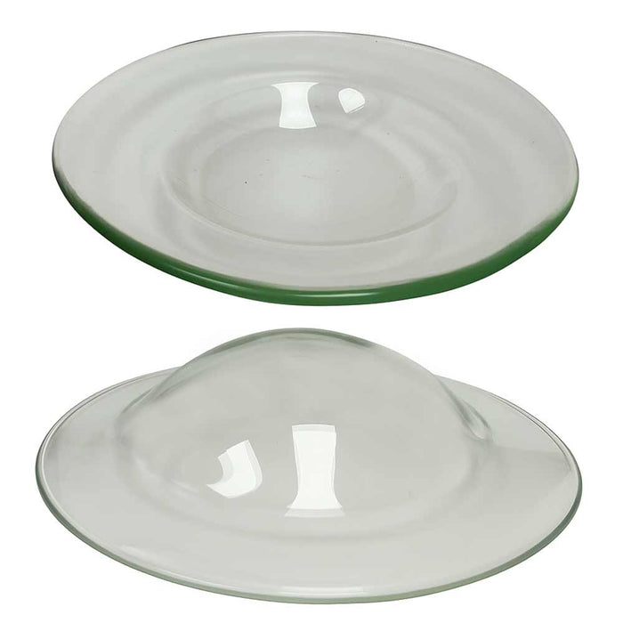 6 X Glass Round Replacement Dish Electric Oil Warmer Tart Burner Aromatherapy 4"