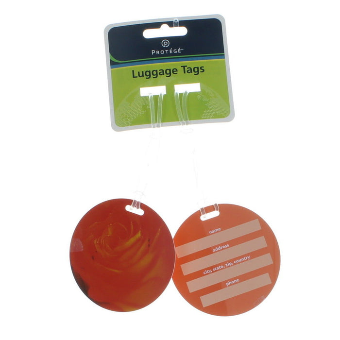 4 Pc Travel Luggage Bag Tag Plastic Suitcase Baggage Backpack Label Design Gift