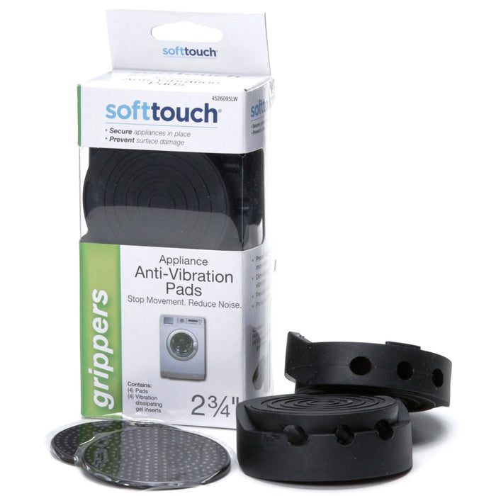 4 Pk Anti Vibration Pads Washing Machine Mats Support Anti-Slip Rubber Feet Base