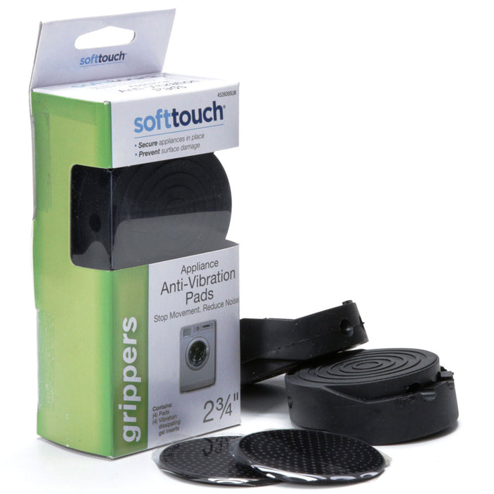 4 Pk Anti Vibration Pads Washing Machine Mats Support Anti-Slip Rubber Feet Base