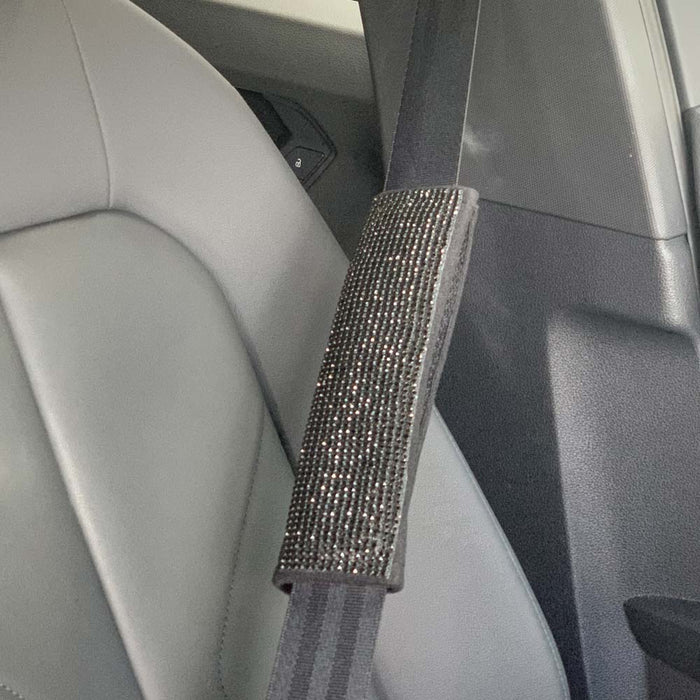 1 Bling Car Seat Belt Shoulder Crystal Pad Cover Interior Cushion Accessory SUV