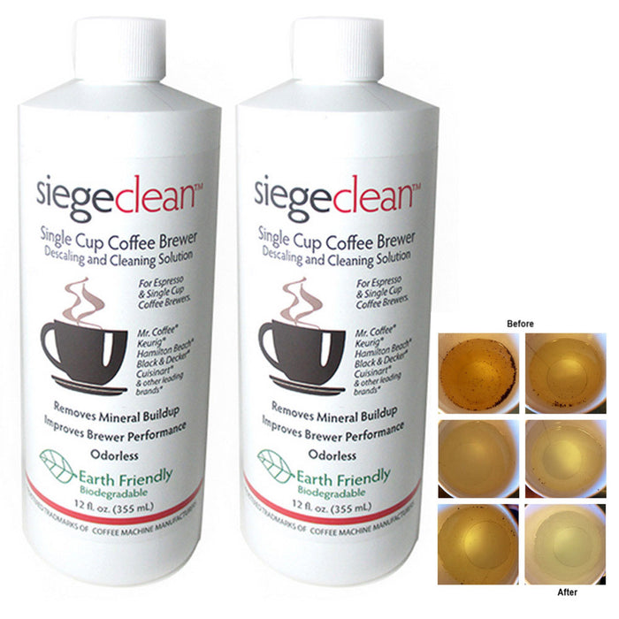 2 Descaling Solution Cleaner Keurig Cuisinart Coffee Maker Cleaning Descaler New