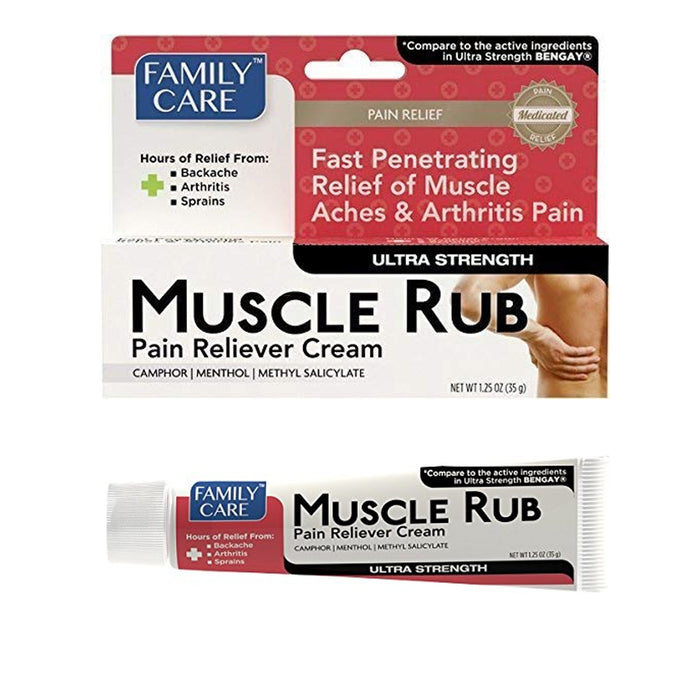 1 Muscle Rub Gel 1.25 oz (35g) Fast Acting Ultra Strength Pain Relief Cream