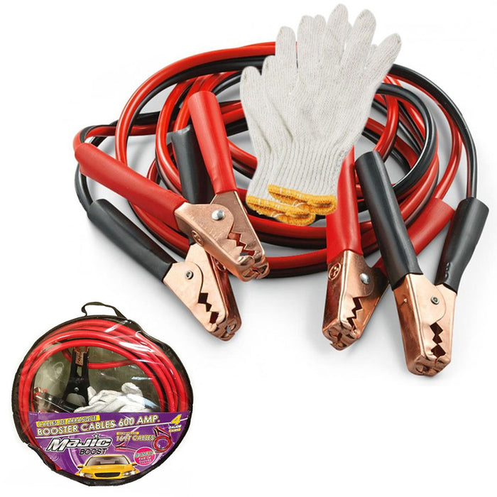 Jumper Cables Car Battery Heavy Duty Automotive Booster Jump Start 16Feet 4Gauge