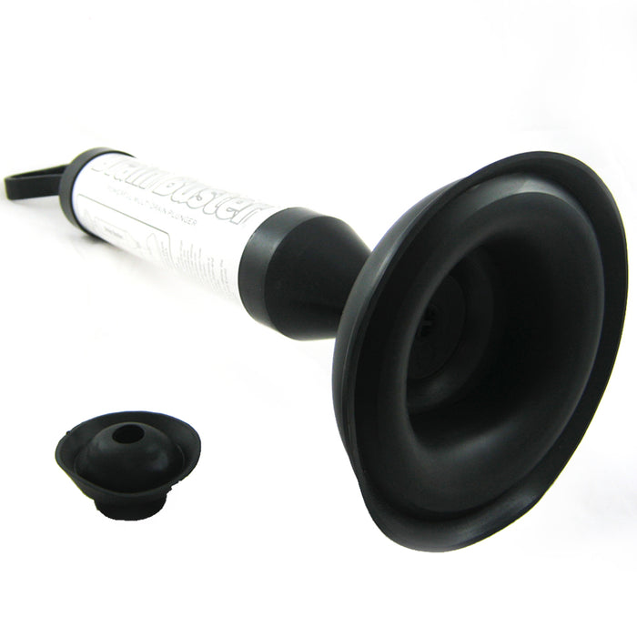 Plunger Toilet Sink Shower Stalls Bathtub Drain Buster 2 Heads Air Drain Blaster