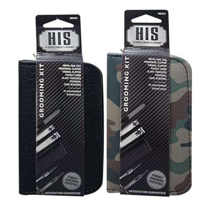 Mens Grooming Kit Pedicure Manicure Travel Set Toe Nail Clippers Cleaner Cuticle