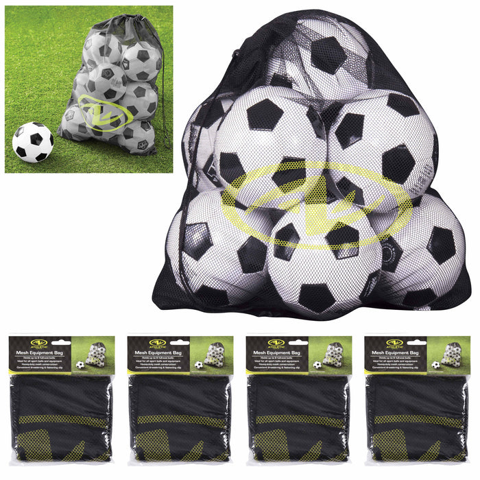 4 Pc Extra Large 35" Laundry Bag Sports Ball Mesh Heavy Duty Drawstring Jumbo
