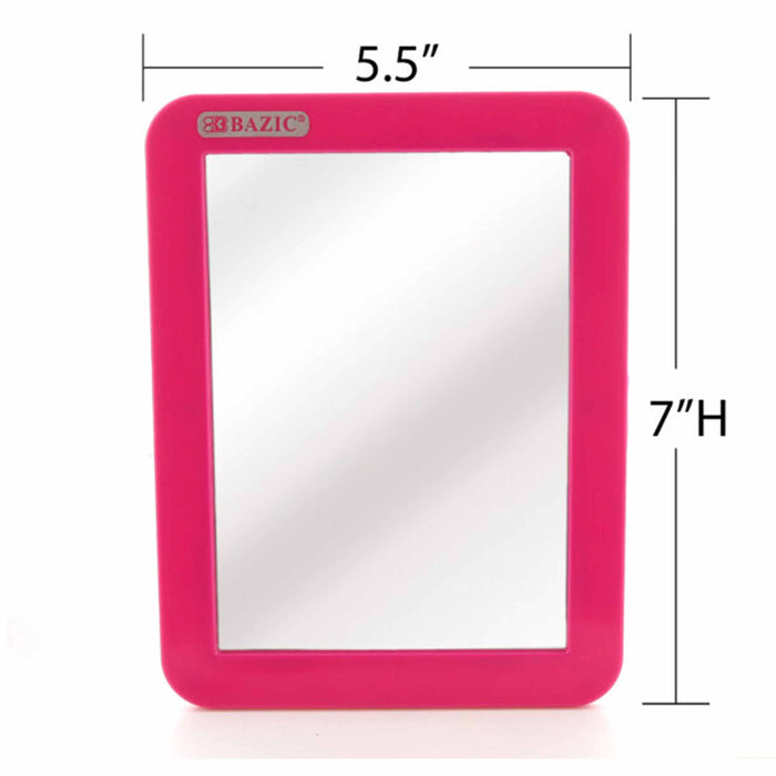 2 Pc Magnetic Mirror for School & Gym Locker Refrigerator Office Cabinet Toolbox