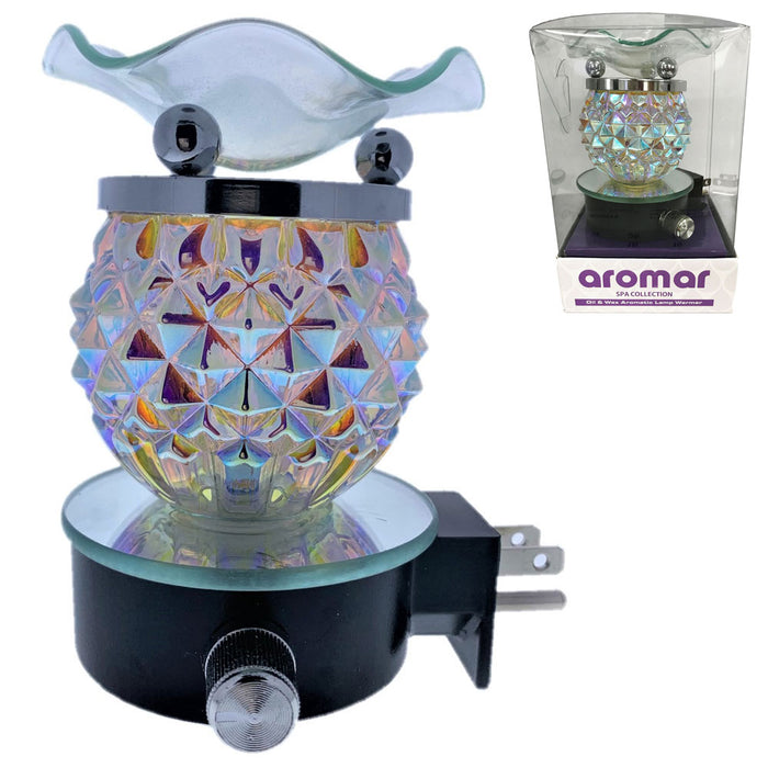 1 Electric Fragrance Oil Lamp Burner Scented Warmer Plug in Air Aroma Therapy