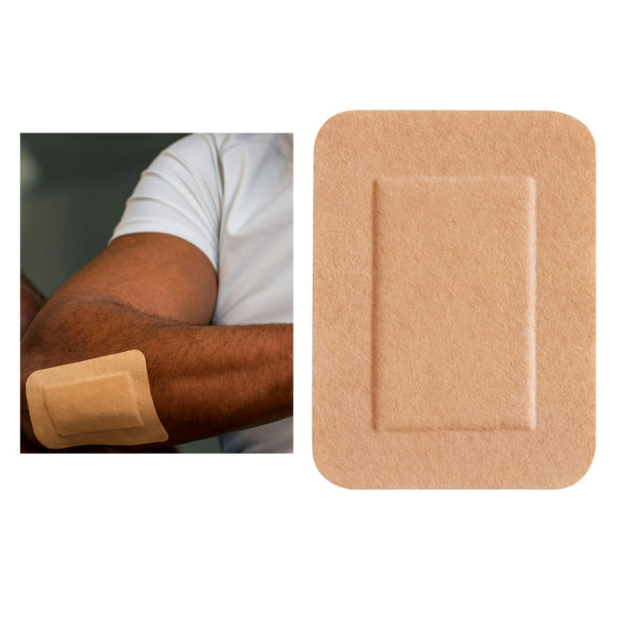 40 Pc Extra Large Adhesive Bandages Pad Wound Dressing 3" X 4" Medical First Aid